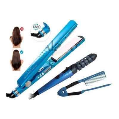 Set enruladora plancha Nano Titanium – Importadora Tecnotrade