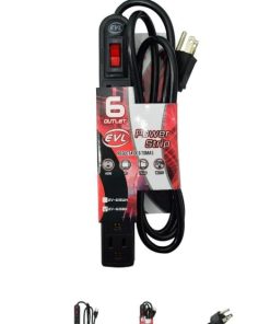 REGLETA EVL 6 TOMAS 1.5MT EV-615BK