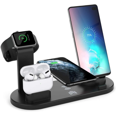 Stand Cargador Inalámbrico 3 En 1 (iphone – Apple Watch – Airpods
