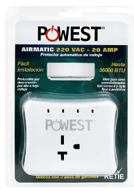 PROTECTOR DE VOLTAJE  220V/20A AIRMATIC NPRAIR-7252 POWEST