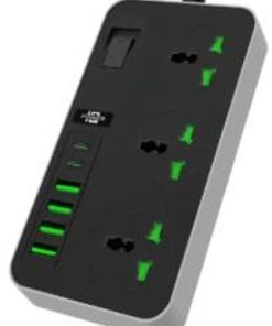 Regleta Power Socket T25 3000W con puertos USB