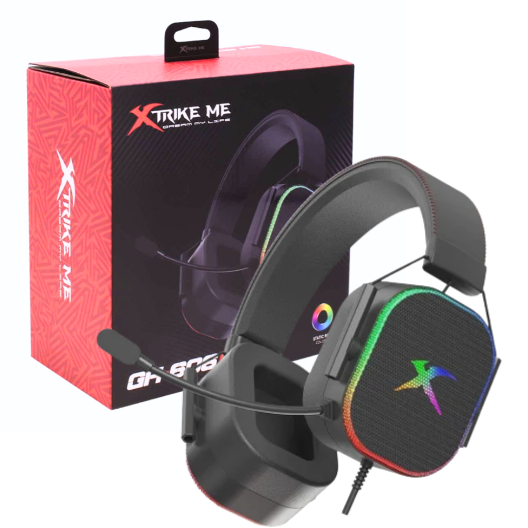 Auriculares Gamer Xtrike Me Gh-606 Color Negro