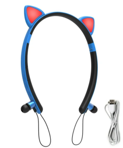 Audifonos Bluetooth Zw-29b Diadema De Gatito